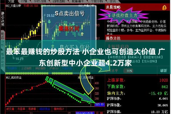 最笨最赚钱的炒股方法 小企业也可创造大价值 广东创新型中小企业超4.2万家